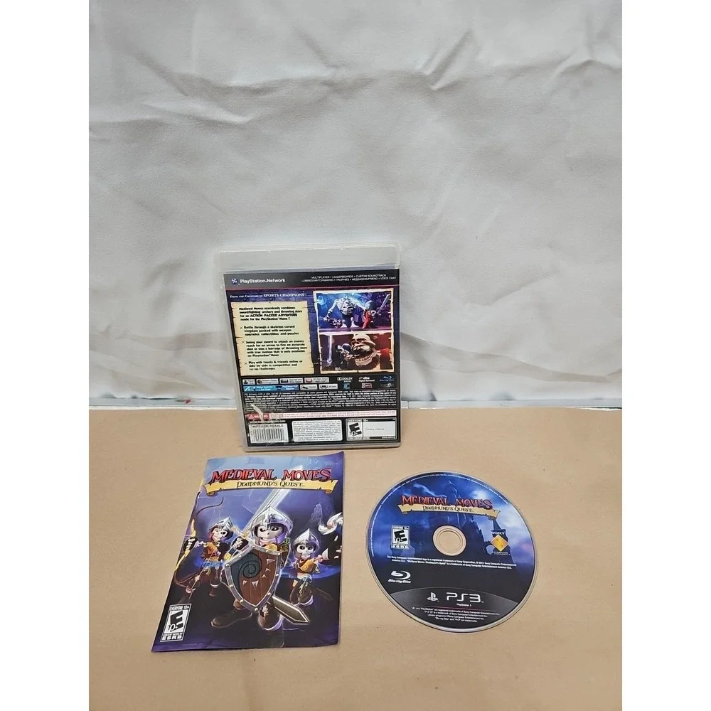 Medieval Moves Deadmund's Quest (Sony PlayStation 3, PS3 2011) CIB Complete‎